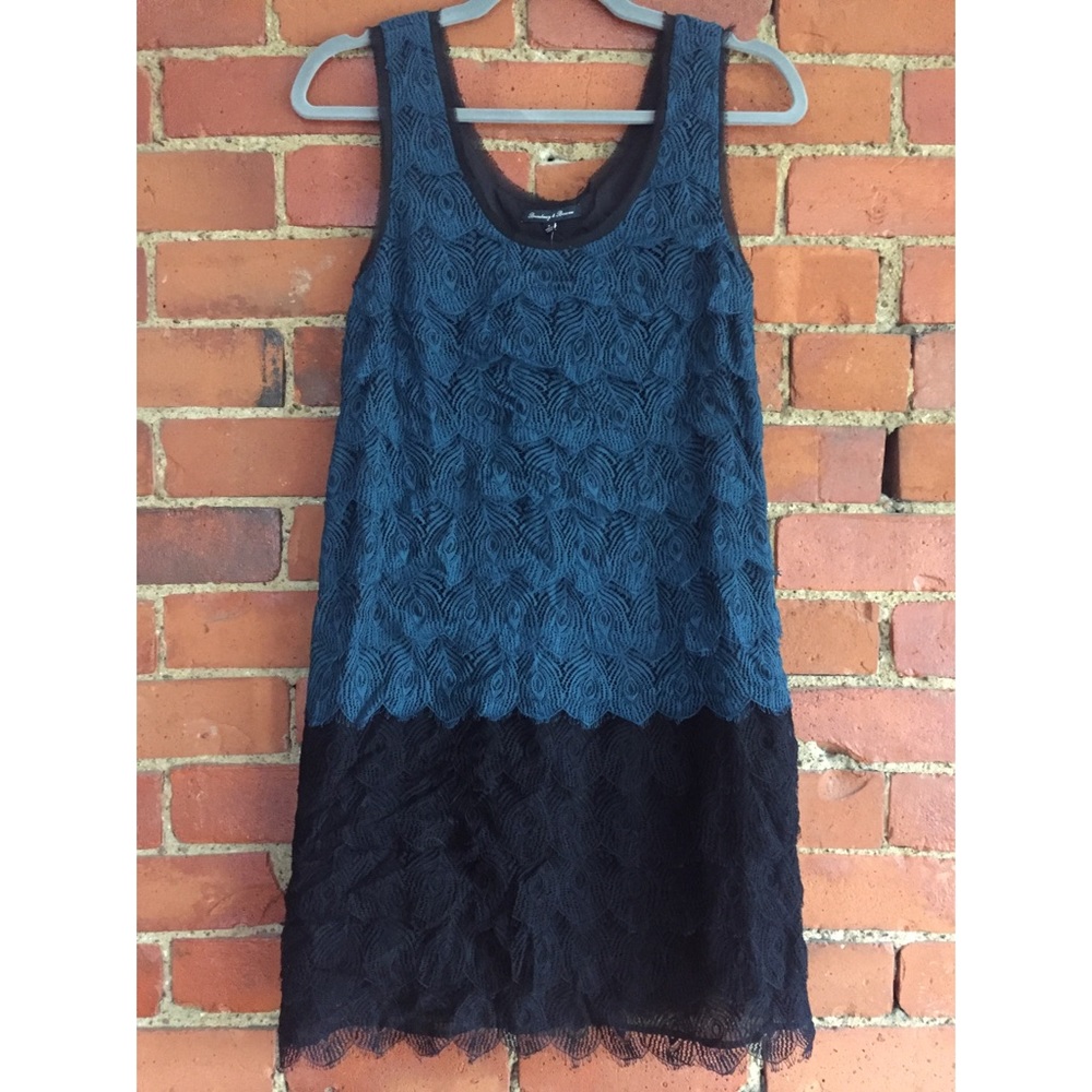 Madewell Lace Feather Shift Dress